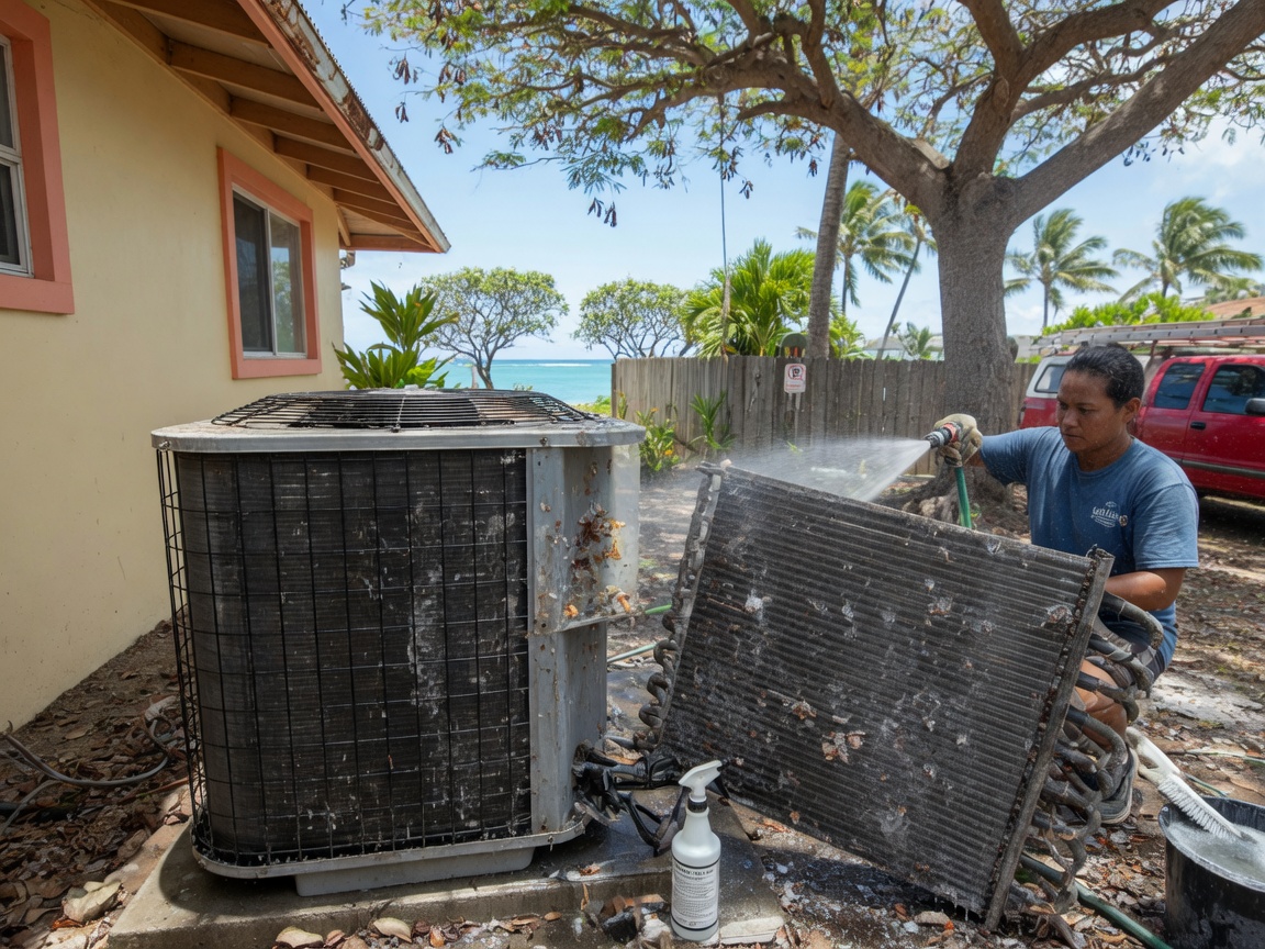 How To Clean AC Coils In Kailua's Salty Air