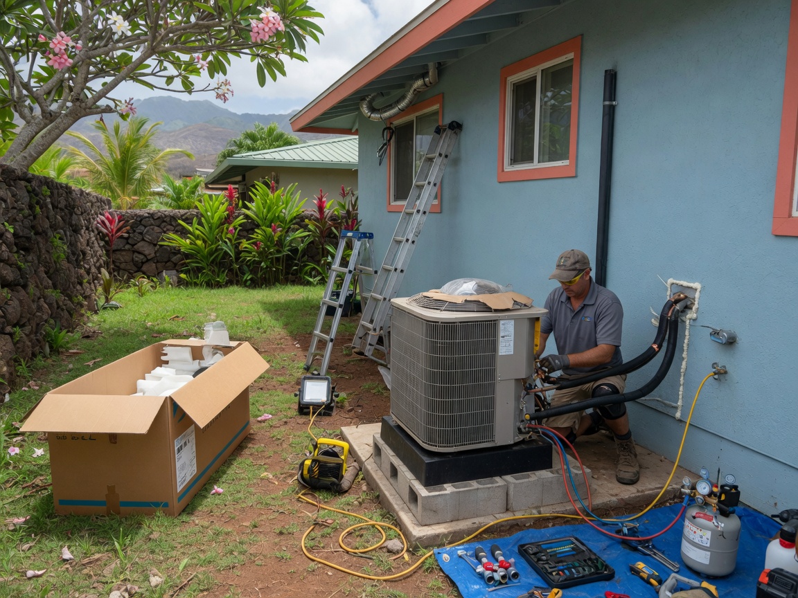 Central AC Installation in Kailua, HI